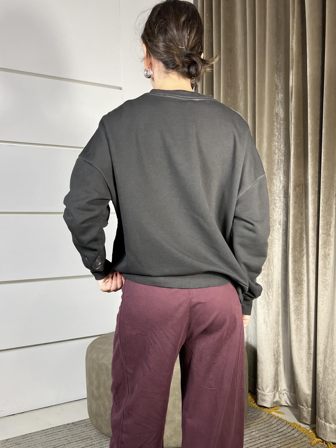 FELPA GRIGIA CON STAMPA FFW-P025GRIGIO HAVE ONE