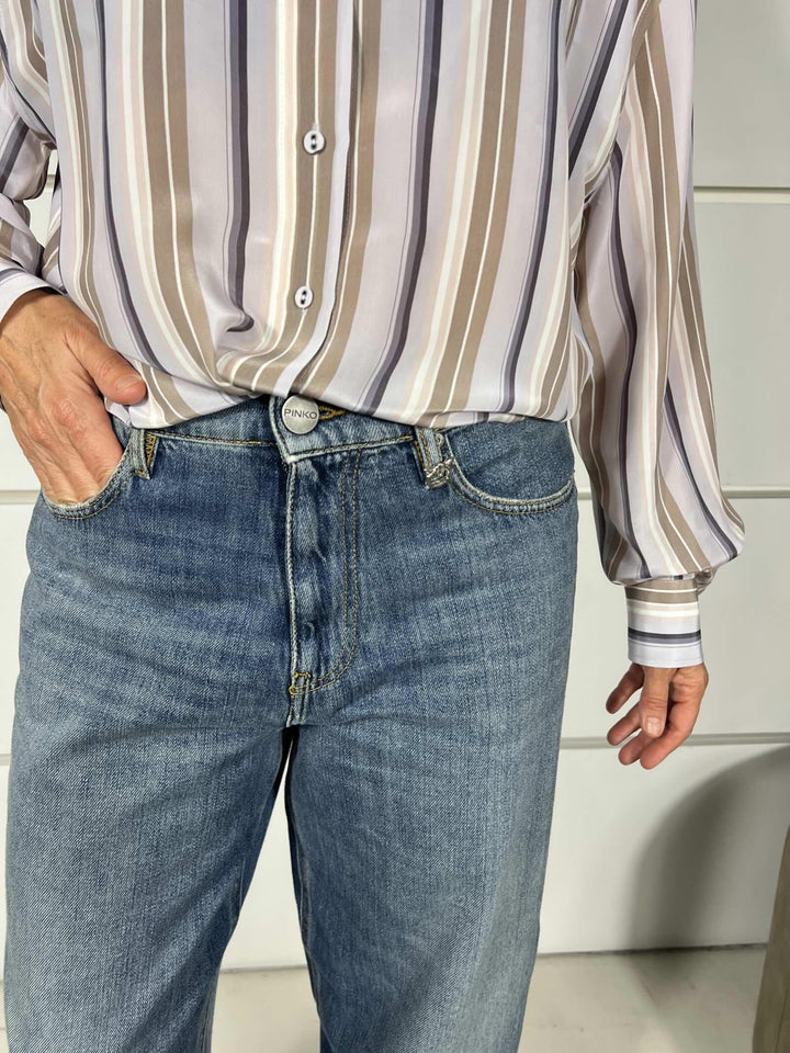 JEANS BALLOON 5 TASCHE ESTELLE EGGPJC PINKO