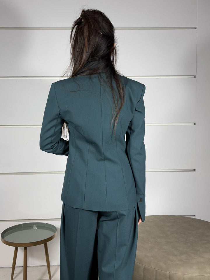 GIACCA UN BOTTONE VERDE 2S1537A475G619 PATRIZIA PEPE PREVIEW