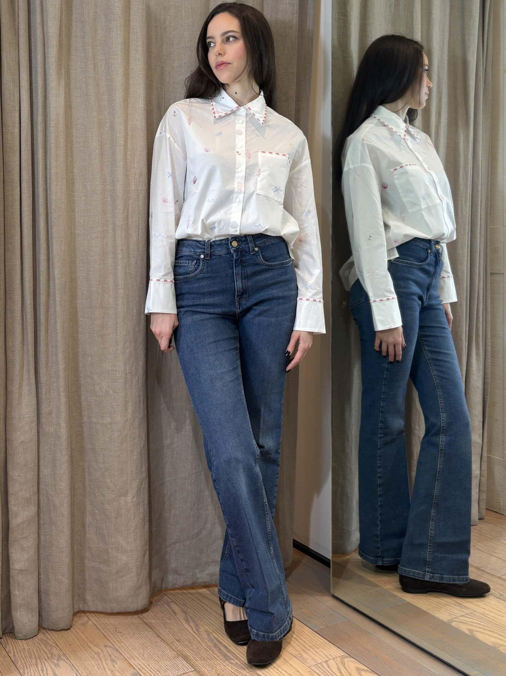 jeans bootcut denim medio JANEPOWER001 iBLUES