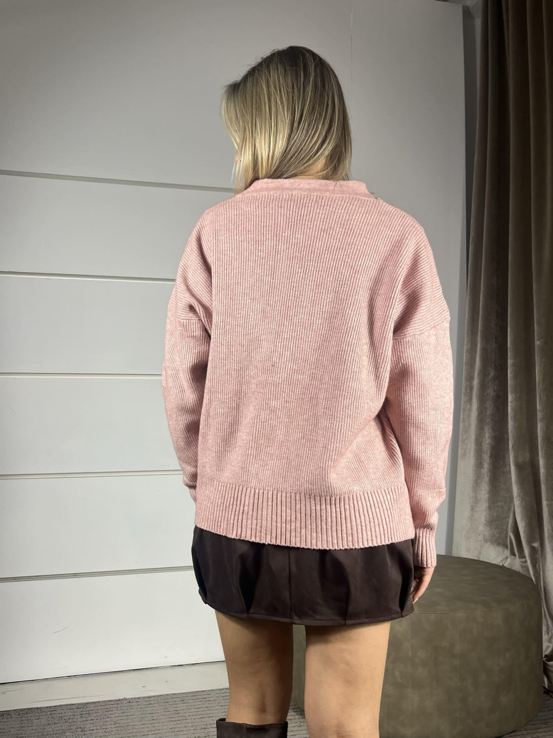 cardigan costa inglese rosa LN8717ROSA SUSY MIX