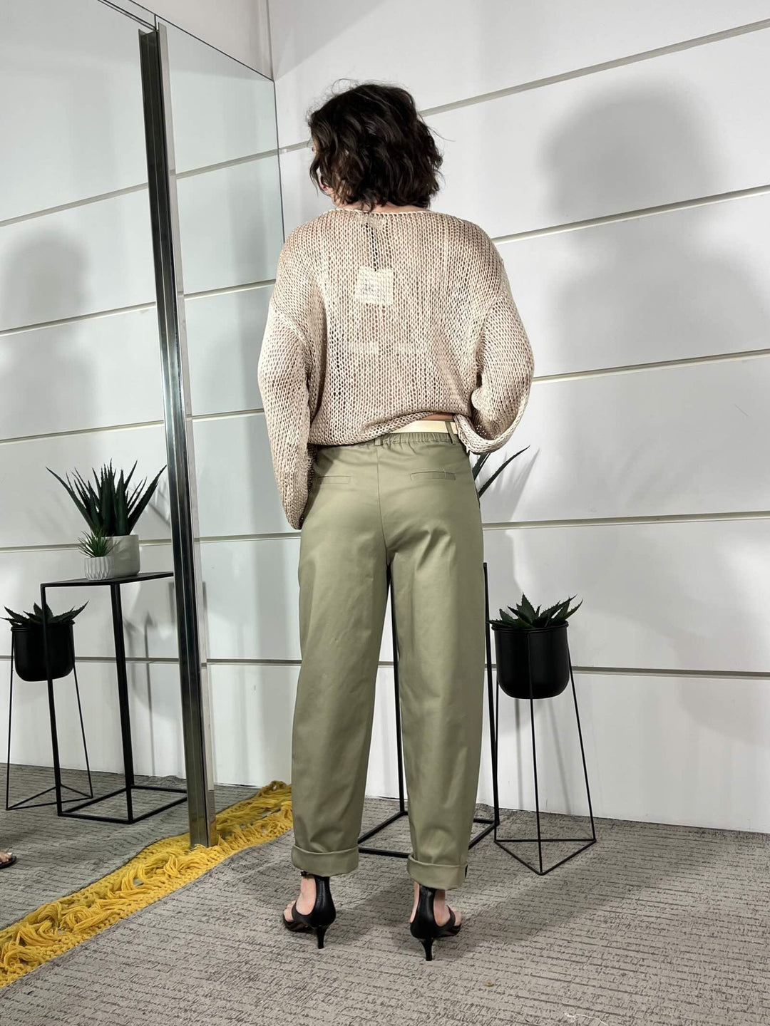 pantalone carrot salvia P9990034V1745 IMPERIAL