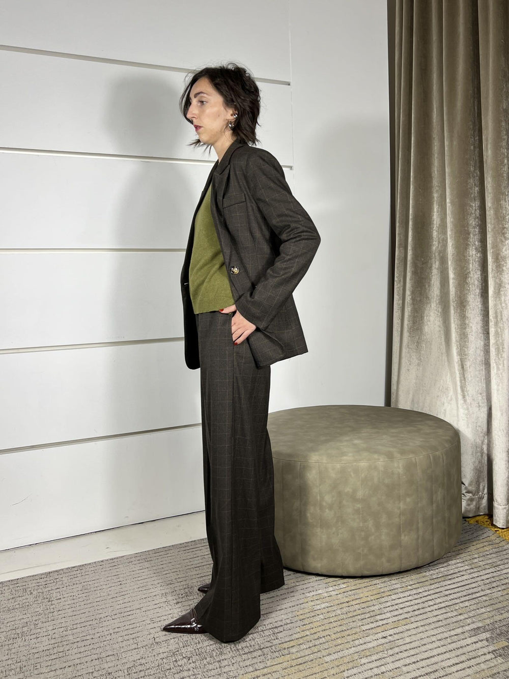 PANTALONE MORO PRINCIPE DI GALLES PFW-P271MORO HAVE ONE