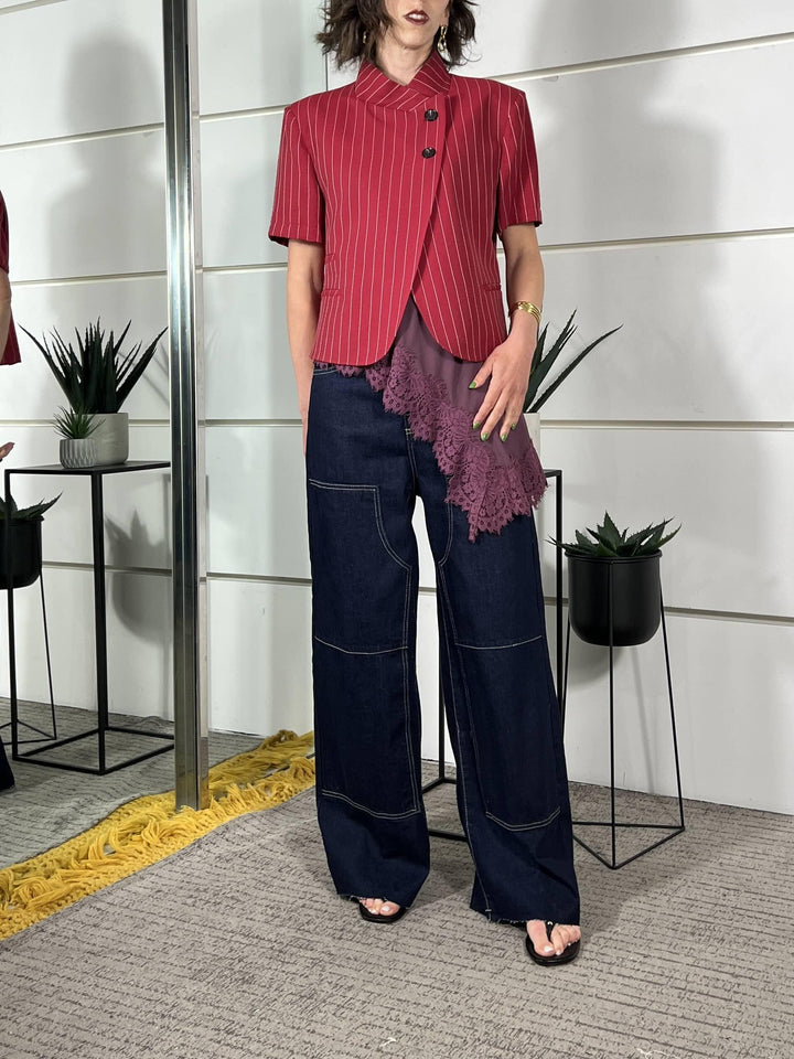 jeans western modello giusi denim scuro GIUSI-WEST-730DENIM BLU TENSIONE IN