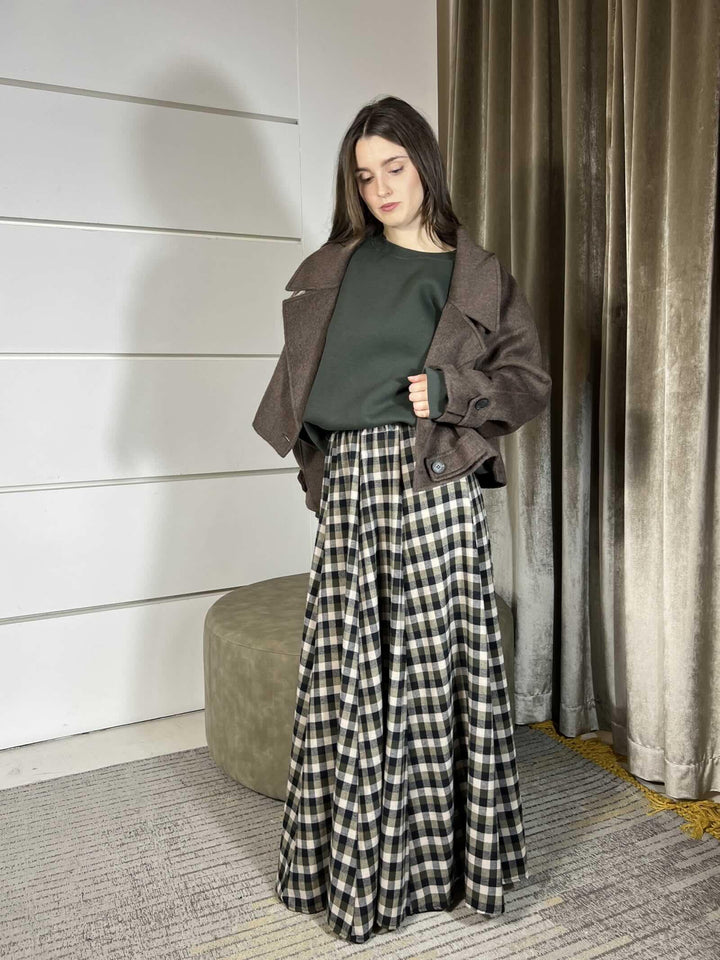 CAPPOTTO MORO CORTO IN LANA HAND MADE TF0026MORO VICOLO