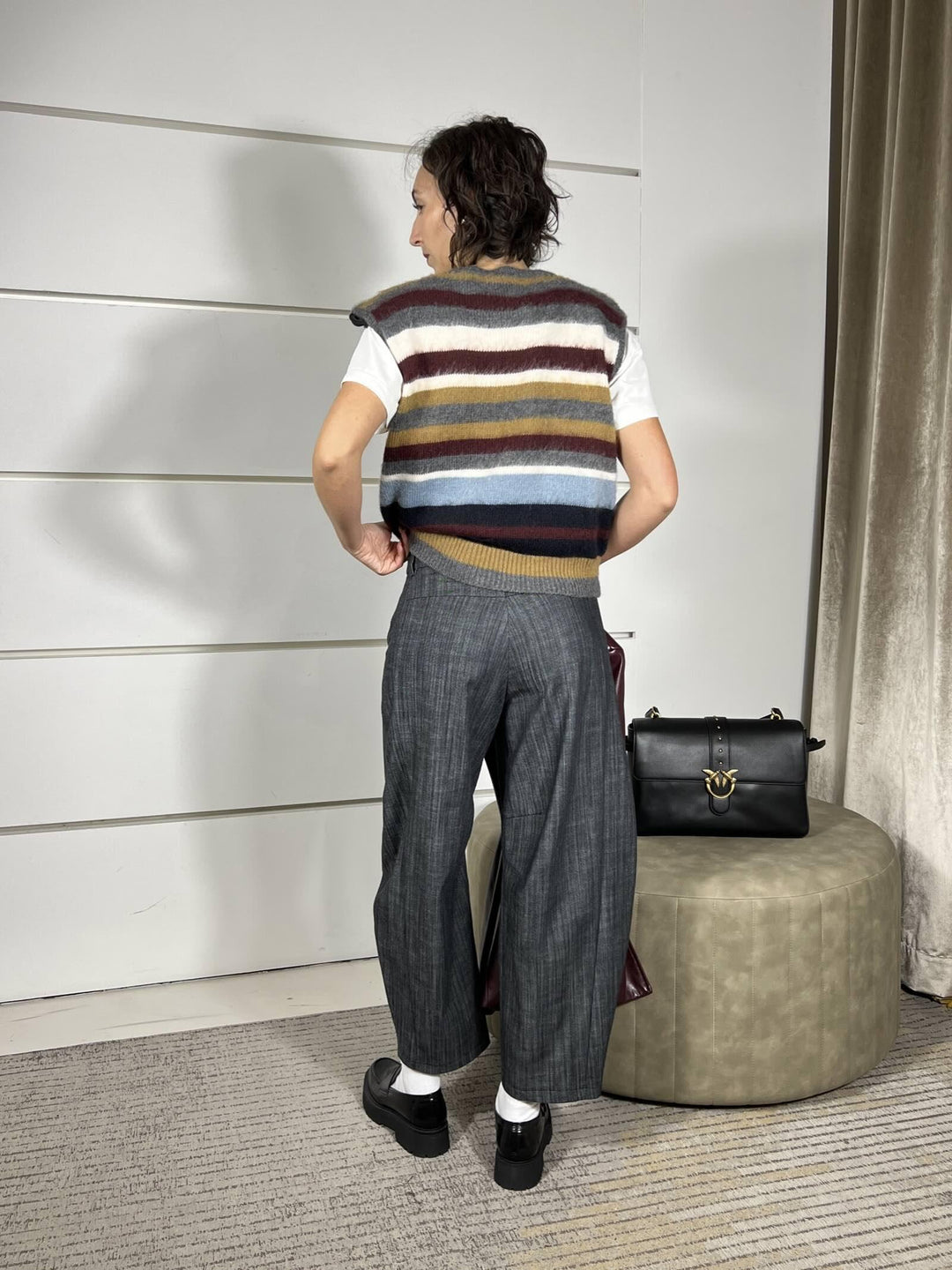 pantalone stone wash barrel fit  nero P5T5KAHNERO IMPERIAL