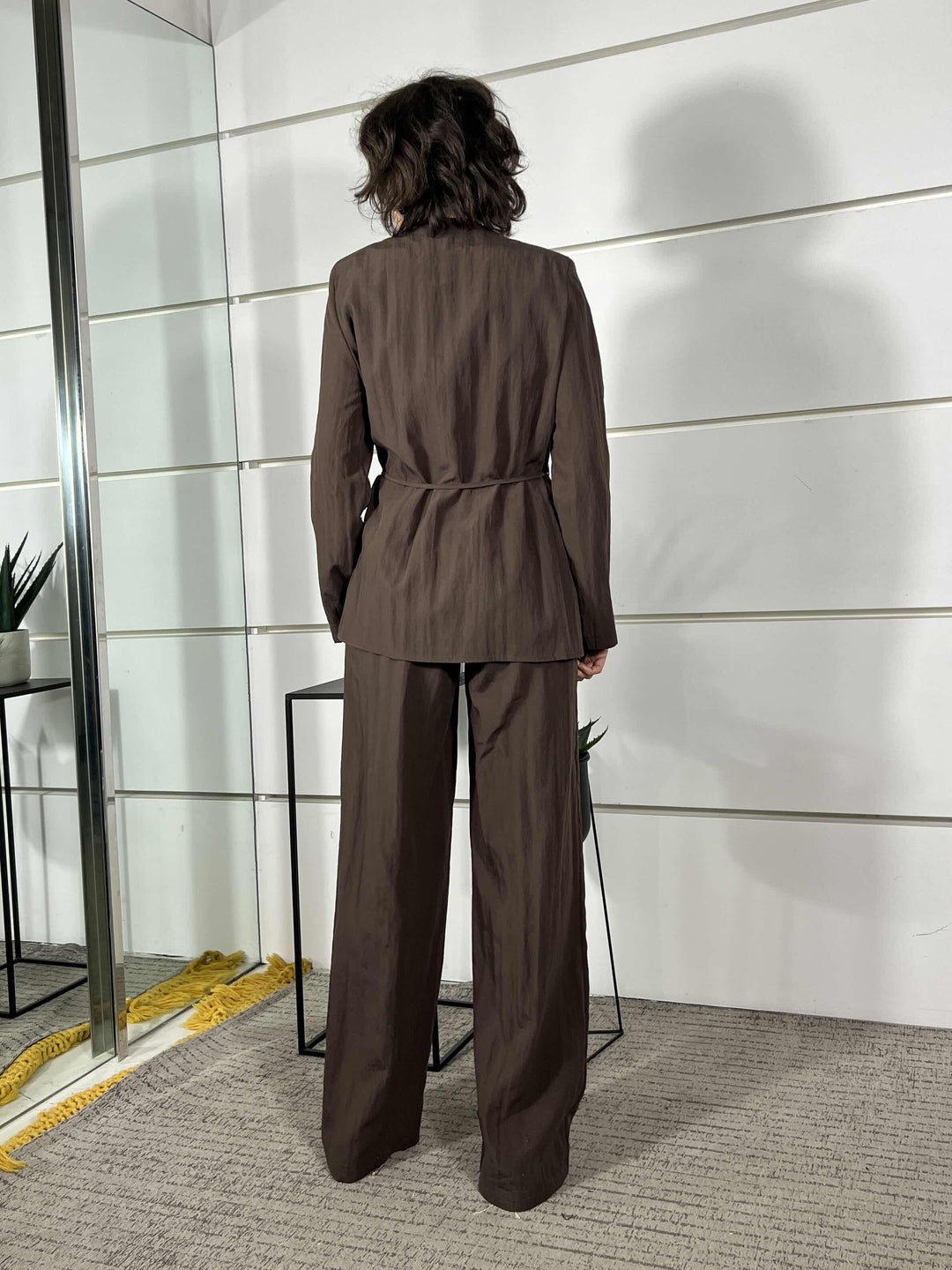 completo giacca kimono con cinta e pantalone a palazzo moro 30325MORO SUSY MIX