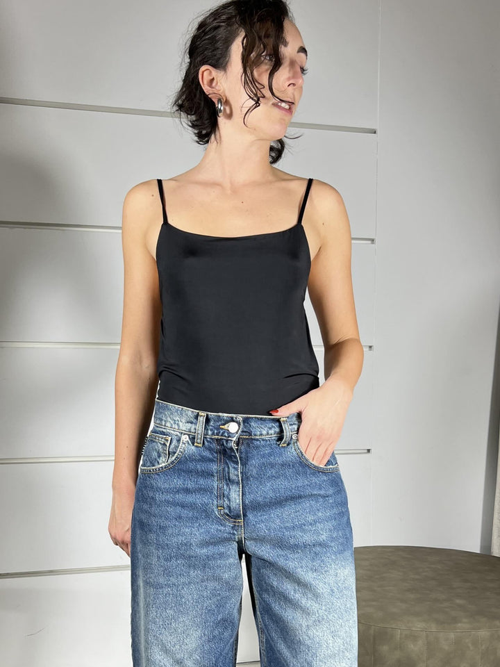 body con schiena nuda nero TF0764NERO VICOLO