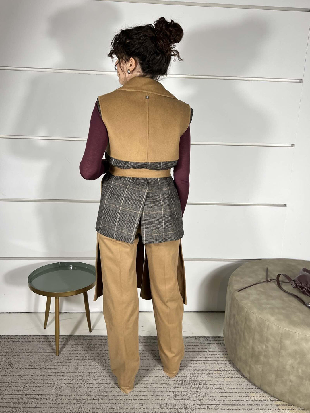 CAPPOTTO DOUBLE IN MISTO LANA COLORE CAMMELLO K110WUMD643AMBRA MANILA GRACE