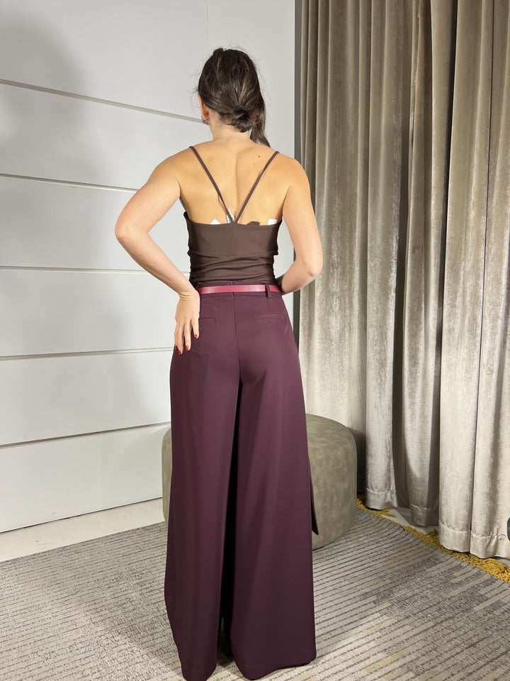 pantalone ampio vino P6C1KER1470 IMPERIAL