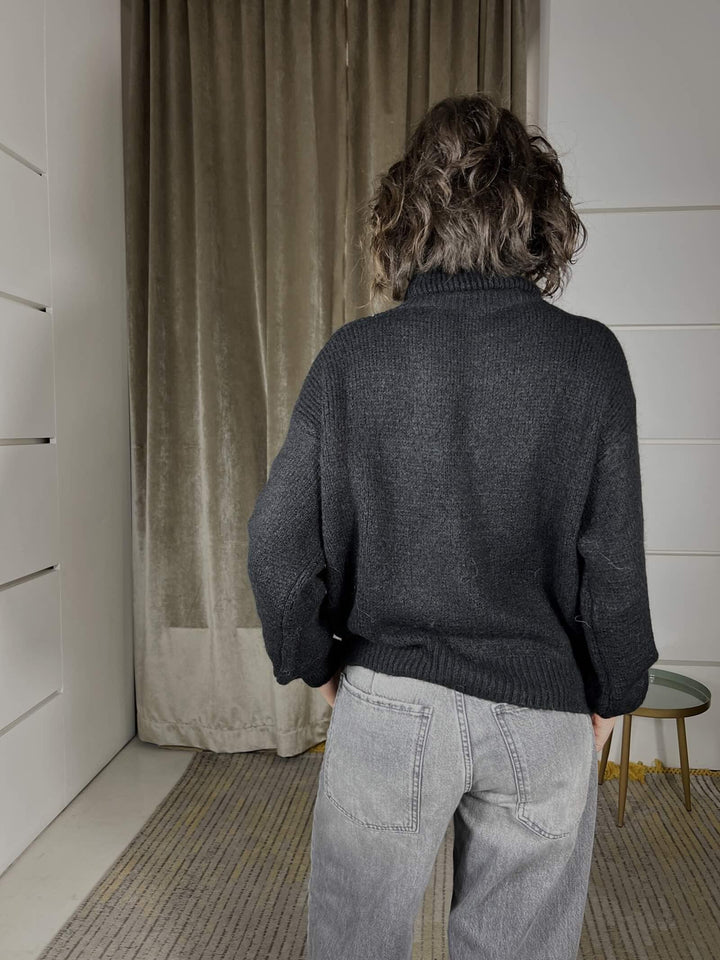 dolcevita nero in misto lana 28014NERO SUSY MIX