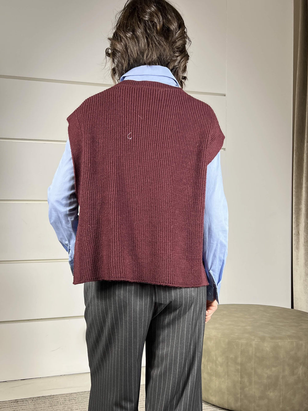 gilet fiocchi laterali vino LFP-P016VINO HAVE ONE