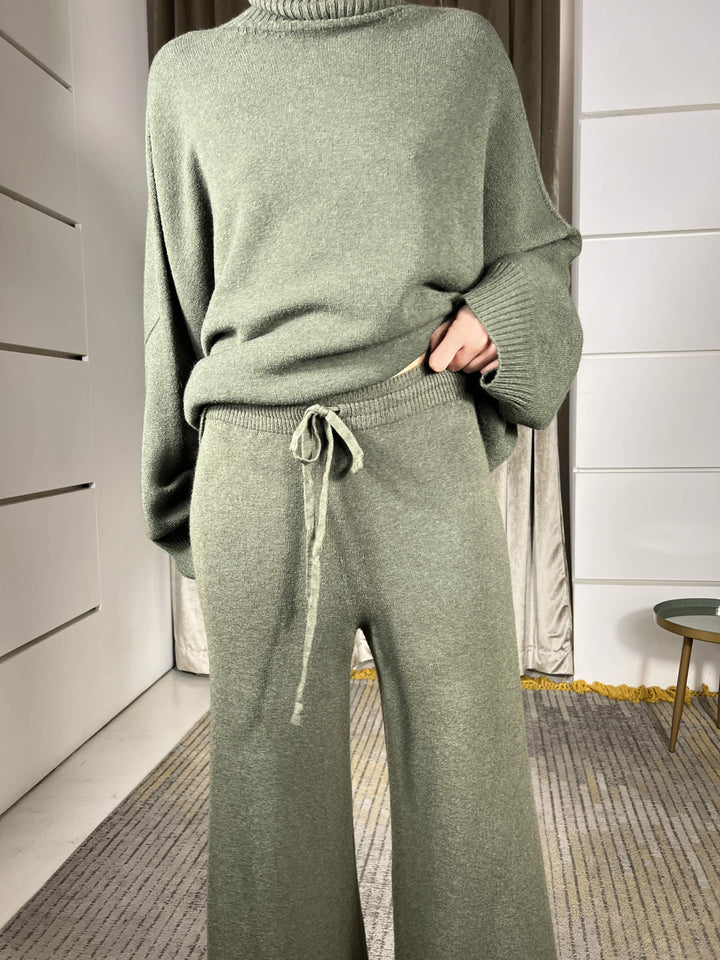 pantalone in maglia a palazzo militare P30258851765 IMPERIAL