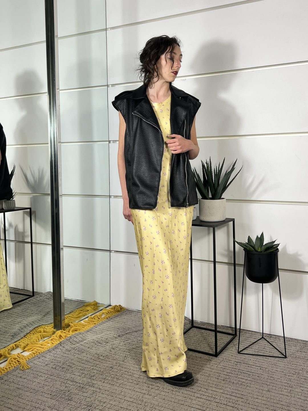 gilet ecopelle nero S26M625NERO SUSY MIX
