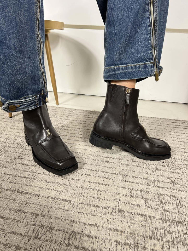 Tronchetto moro punta quadrata 2Y0034L048B856 PATRIZIA PEPE