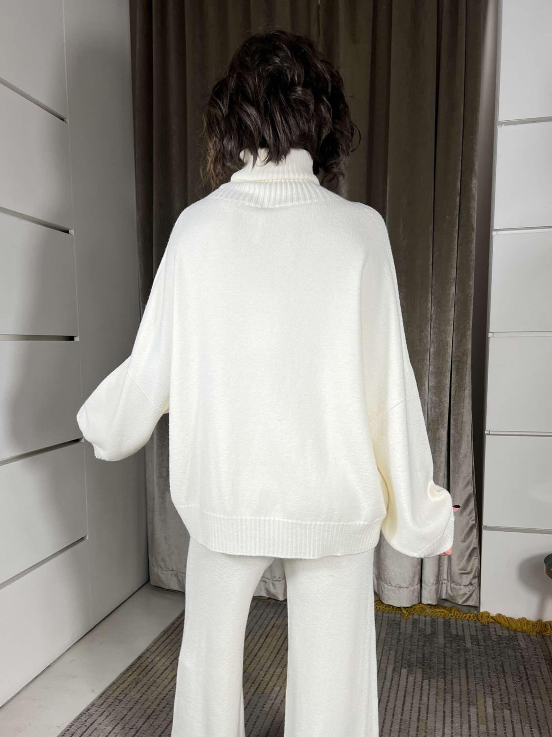 maglione collo alto con coste butterfly M30258913279 IMPERIAL