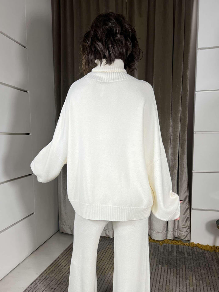 maglione collo alto con coste butterfly M30258913279 IMPERIAL