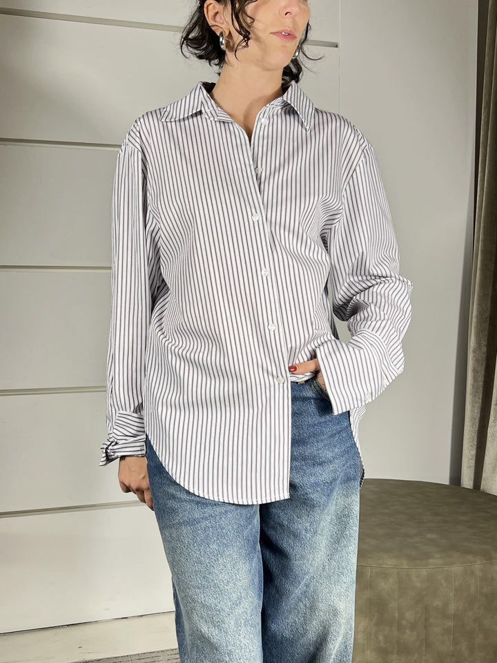 camicia a righe W25C744V UNICA TENSIONE IN