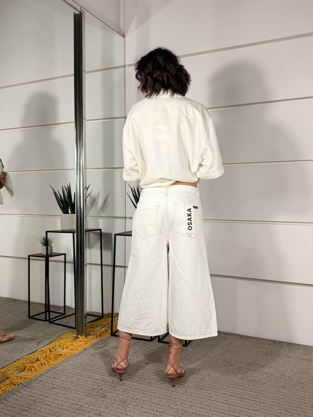 bermuda jorts bianco OSAKABIANCO TWO WAY