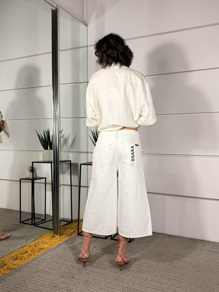 bermuda jorts bianco OSAKABIANCO TWO WAY