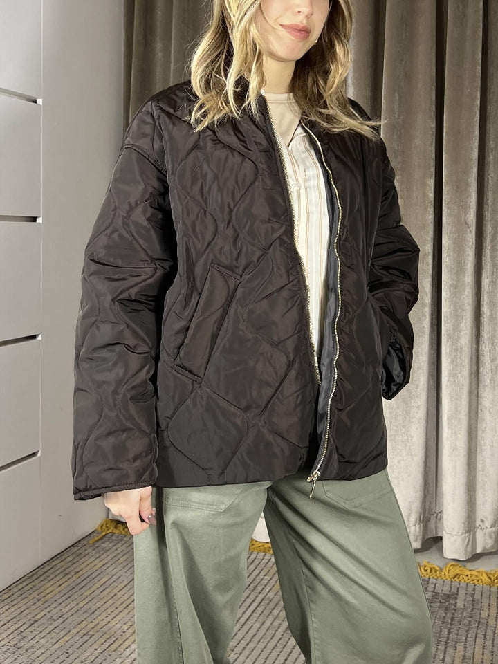 giubbotto trapuntato moro SMXGB0022MORO SUSY MIX