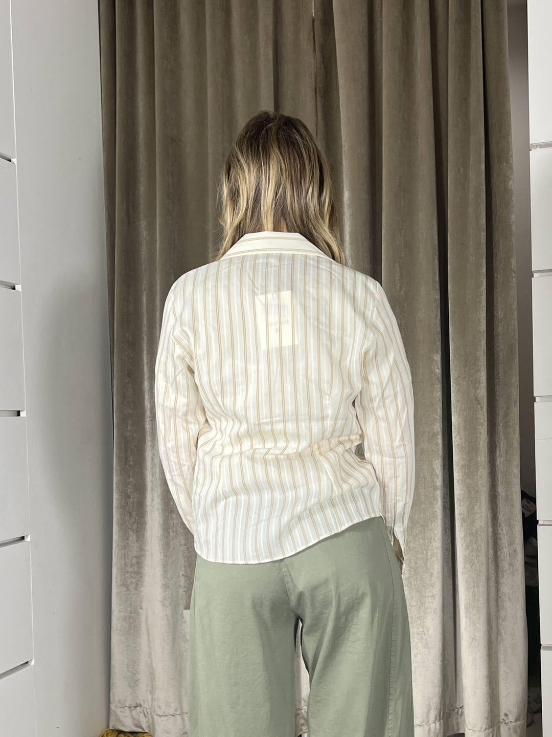 camicia a righe burro Y944B1BURRO SUSY MIX
