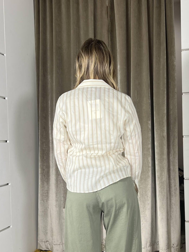camicia a righe burro Y944B1BURRO SUSY MIX
