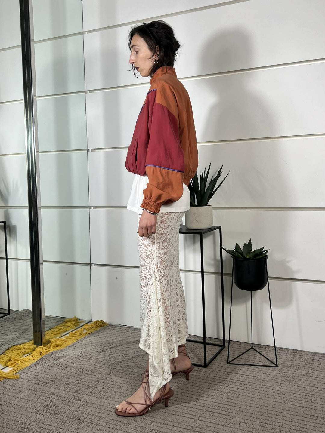 gonna haveone in pizzo svasata beige GVS-Q032BURRO HAVE ONE