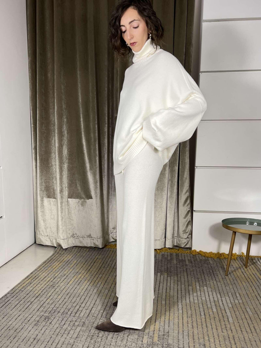 pantalone in maglia a palazzo butterfly P30258853279 IMPERIAL