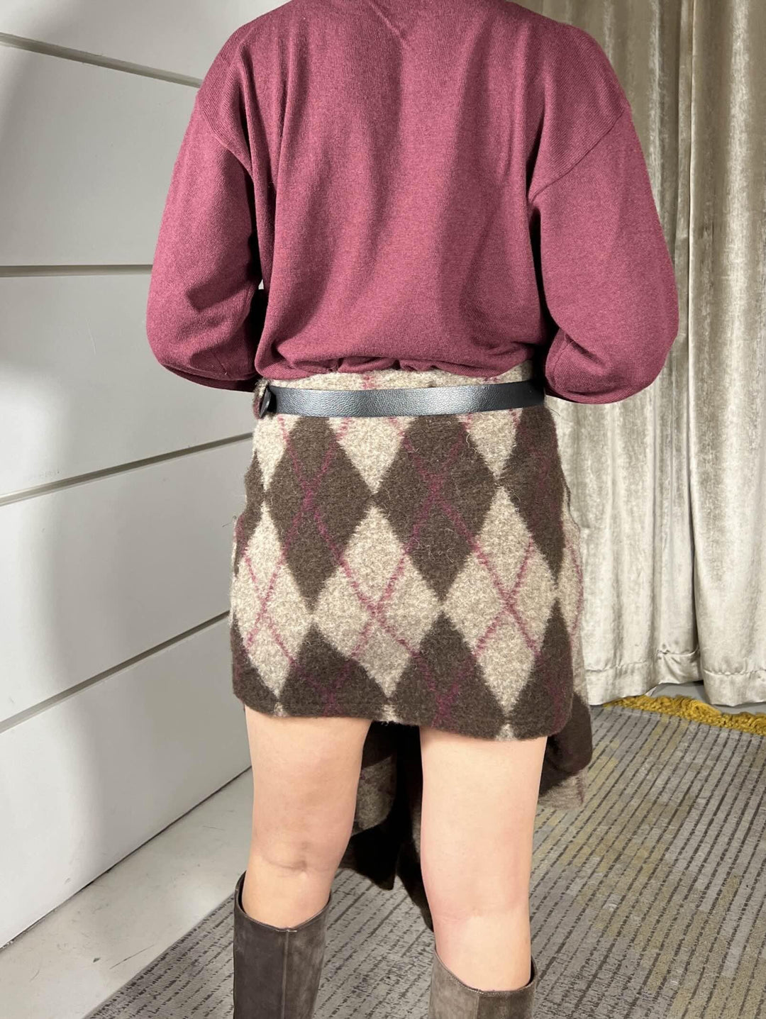 gonna a quadri moroe bordeaux GMA-P218MORO/BORDEAUX HAVE ONE