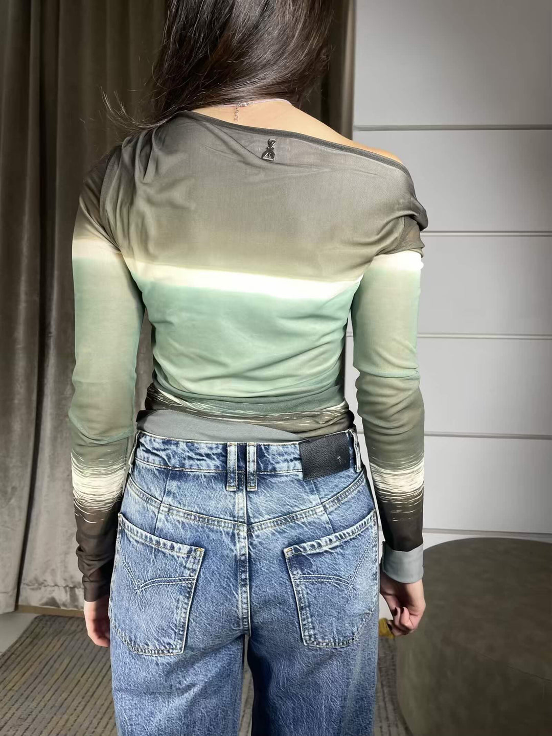 TOP A MANICHE LUNGHE 8M1737J324FM43 PATRIZIA PEPE PREVIEW