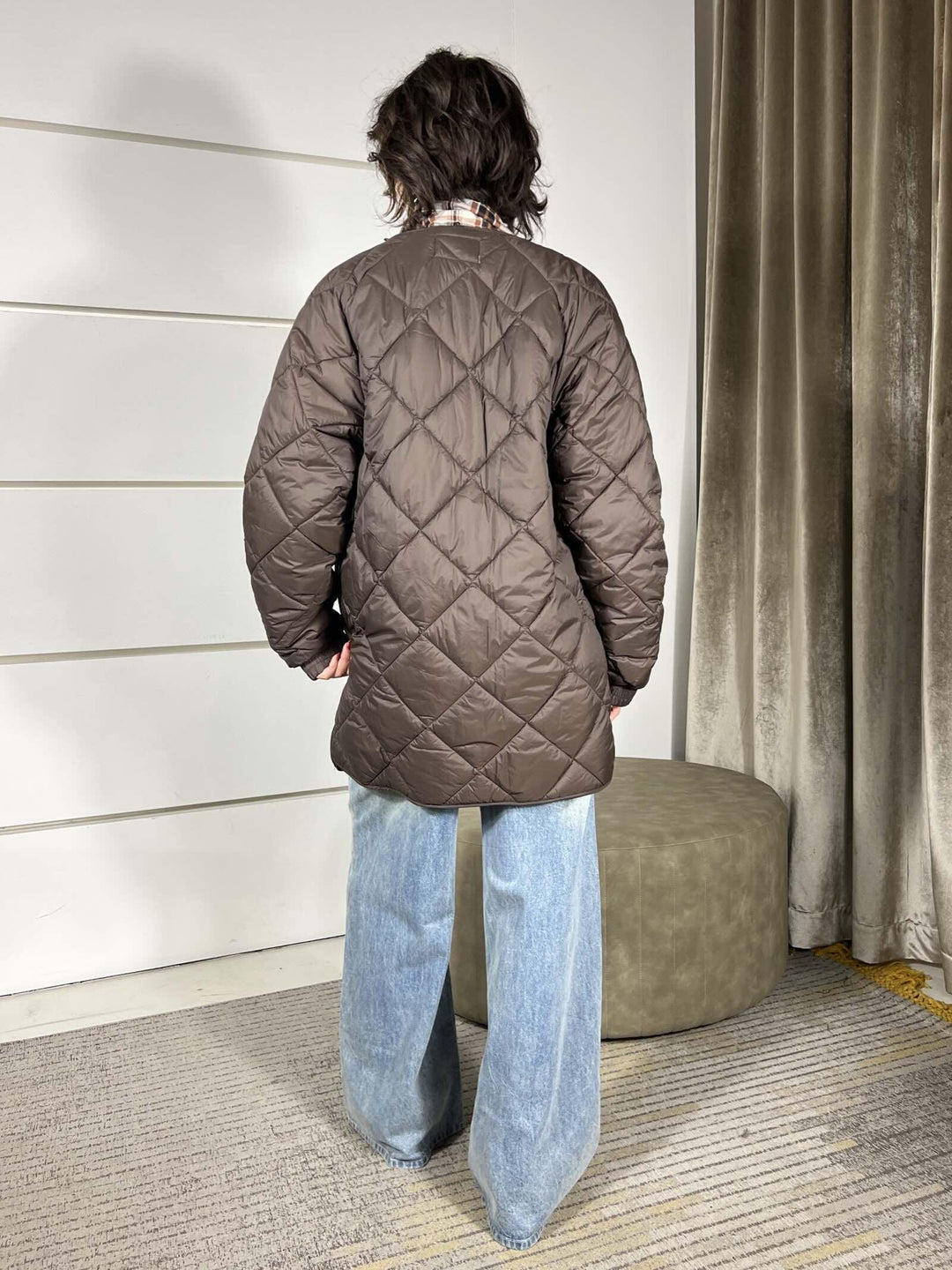 trench cerato verde militare con interno staccabile TF0040VERDE MILITARE VICOLO