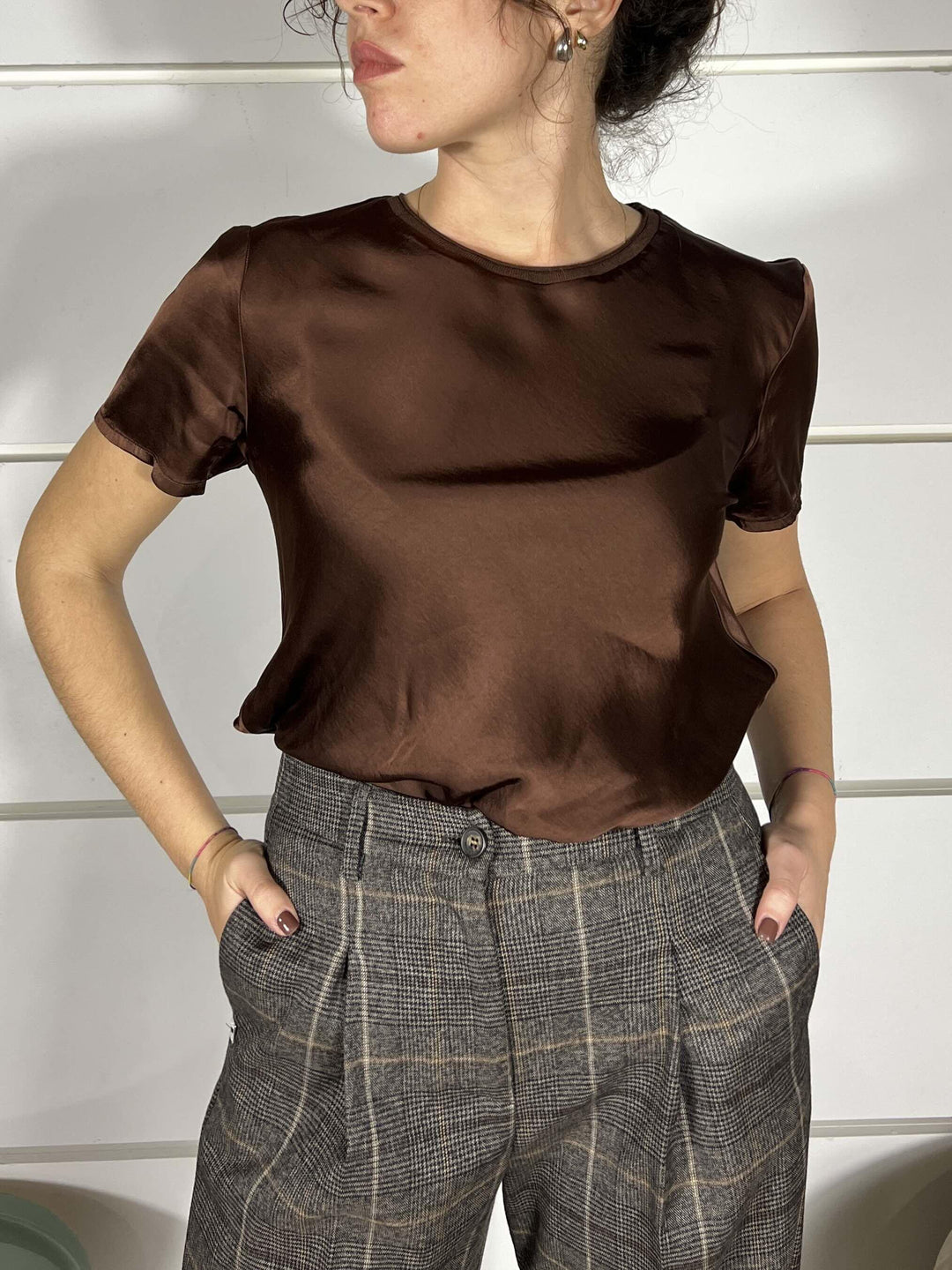 T-SHIRT IN RASO LUCIDO C036VUMA646ARABICA MANILA GRACE