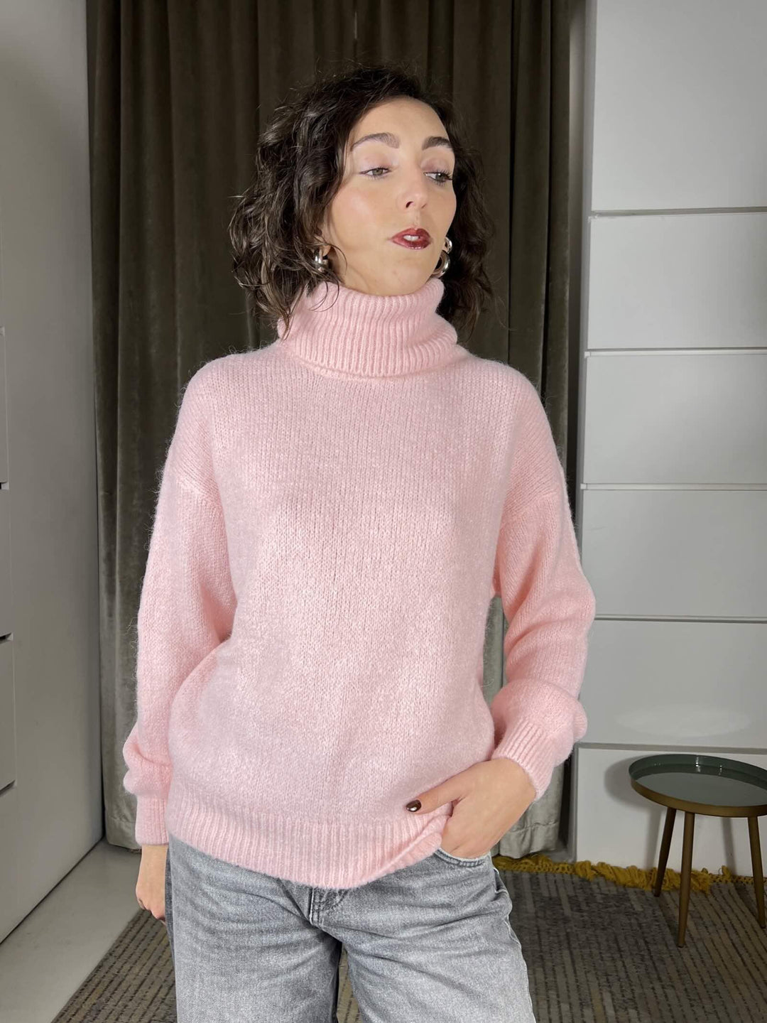 dolcevita rosa in misto lana 28014ROSA SUSY MIX