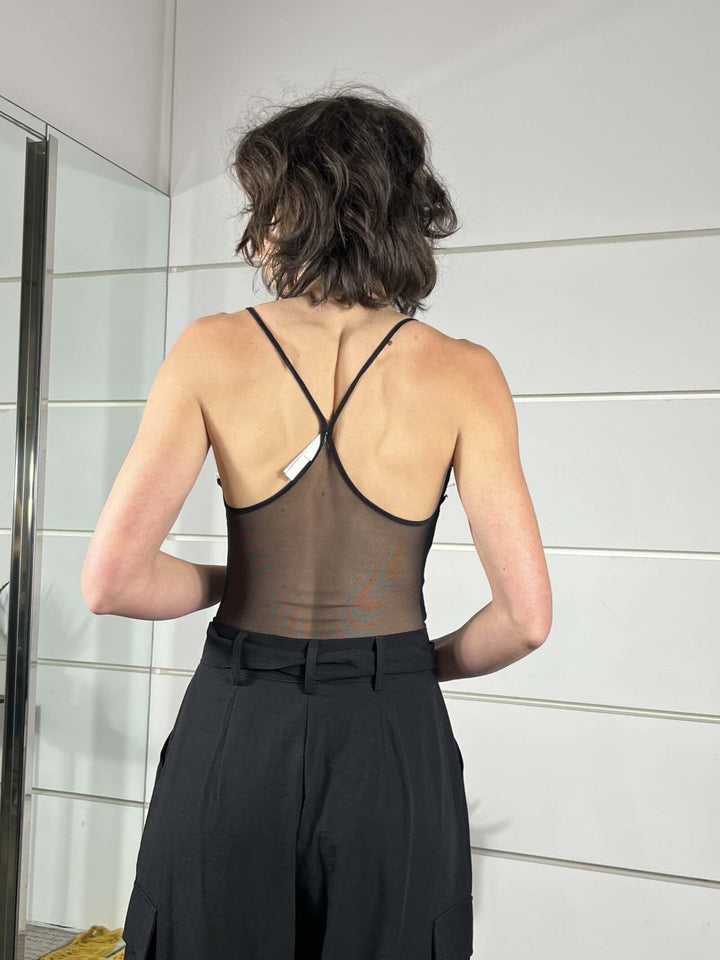 body con pizzo neero B282LJS1900 IMPERIAL