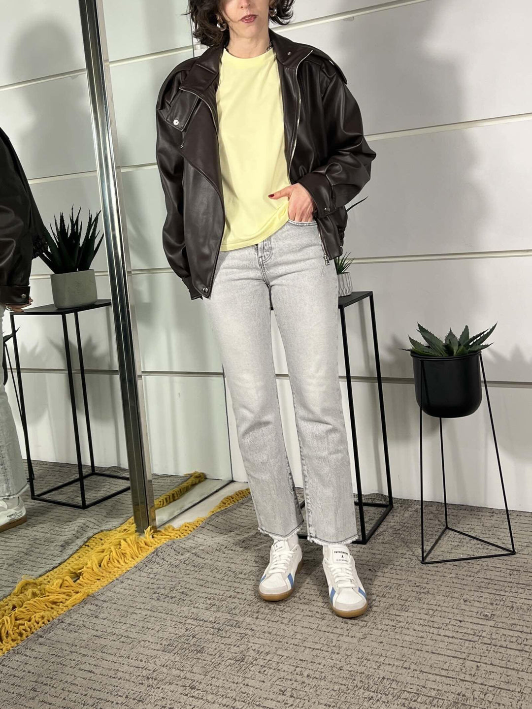 jeans grigio chiaro modello bella DAB5020DENIM GRIGIO VICOLO