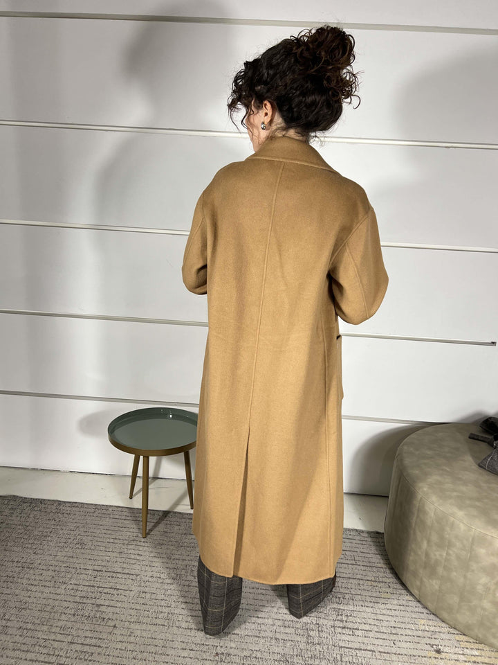 CAPPOTTO DOUBLE IN MISTO LANA COLORE CAMMELLO K110WUMD643AMBRA MANILA GRACE