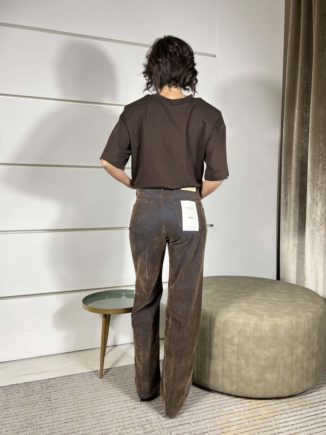 jeans alexeffetto velluto moro DF5069MORO VICOLO