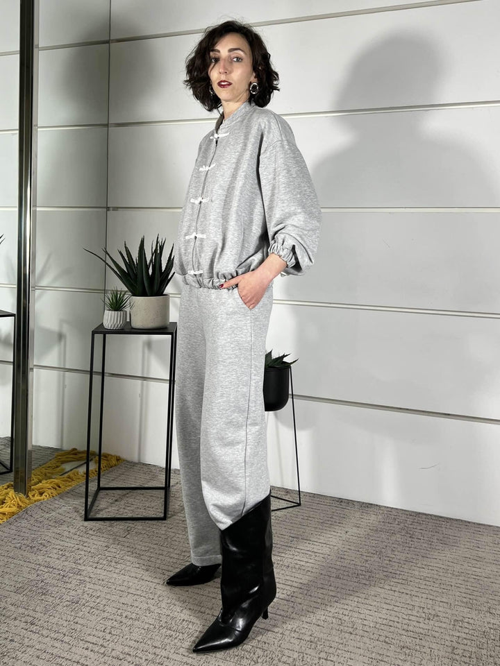 pantalone tuta barrel grigio WP26SZEP8486GRIGIO TWO WAY