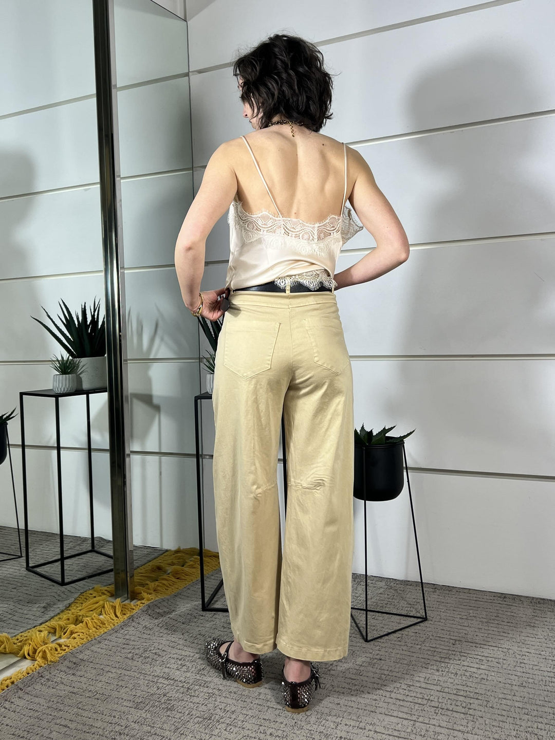 pantalone a ovetto con cintura moon stone PMA-Q216MOONSTONE HAVE ONE