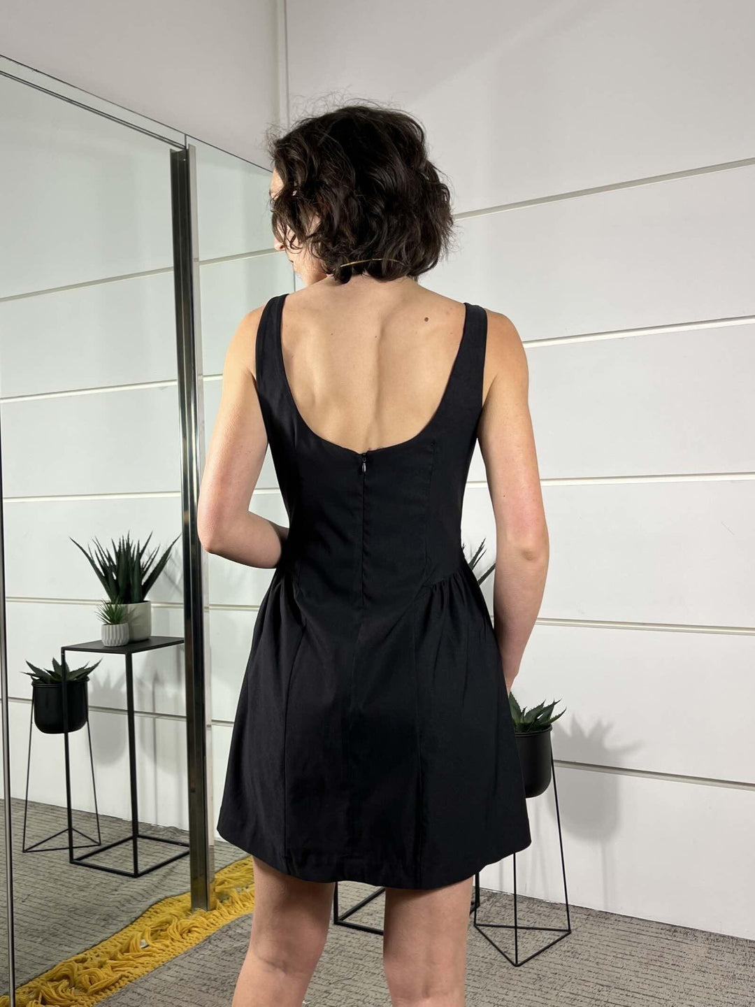 abito corto nero TAB2053NERO 99 VICOLO