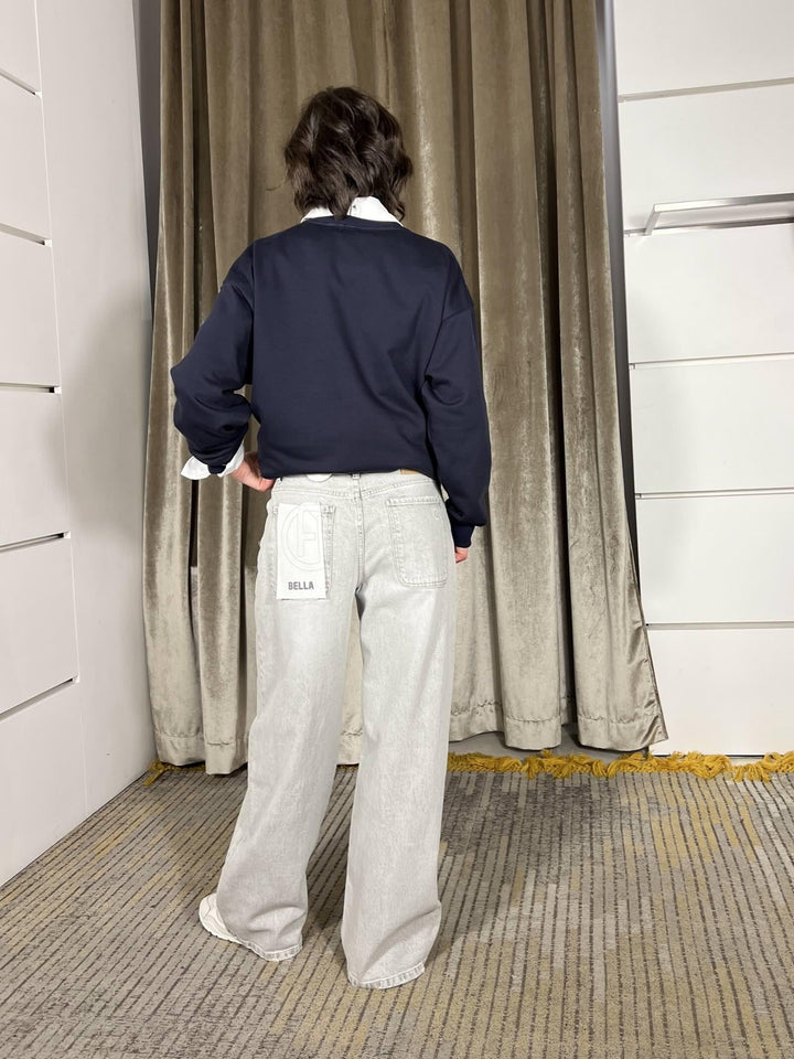 jeas modello bella baggy grigio PLS-Q028GRIGIO HAVE ONE
