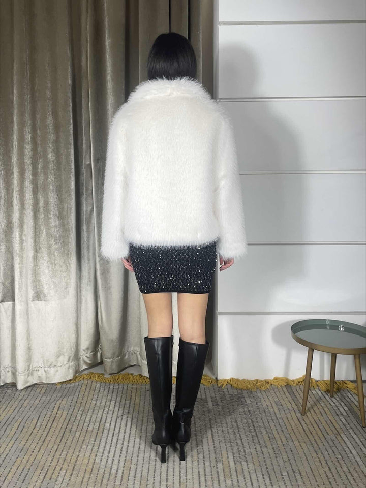 ECOPELLICCIA CORTA VANILLA SEOM4302 CARLA G