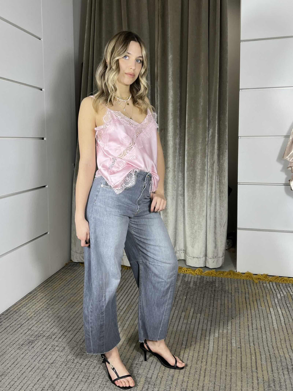 jeans barbara grigio barrel fit PFA-Q082GRIGIO HAVE ONE