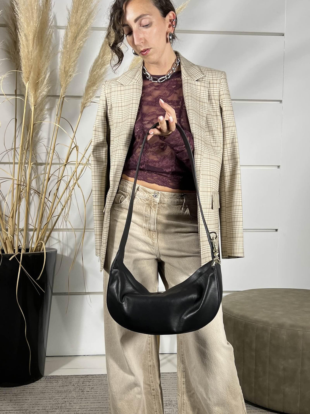BORSA NEW MOON NERA 8B0274L164K103 PATRIZIA PEPE PREVIEW