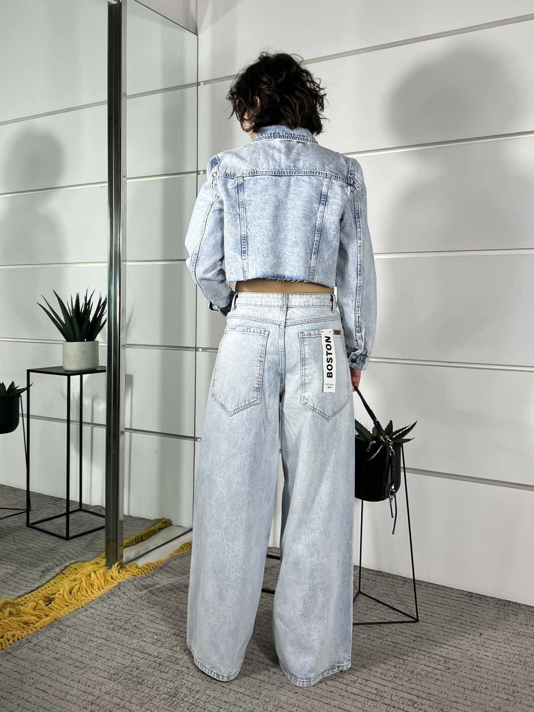 jeans loose fit light blue BOSTONLIGHT BLUE TWO WAY