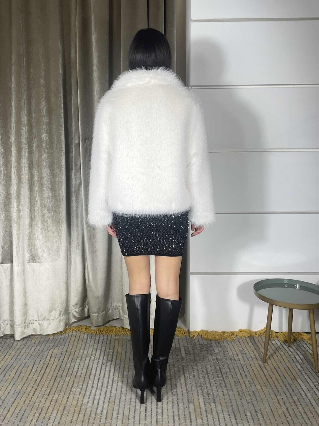 ECOPELLICCIA CORTA VANILLA SEOM4302 CARLA G