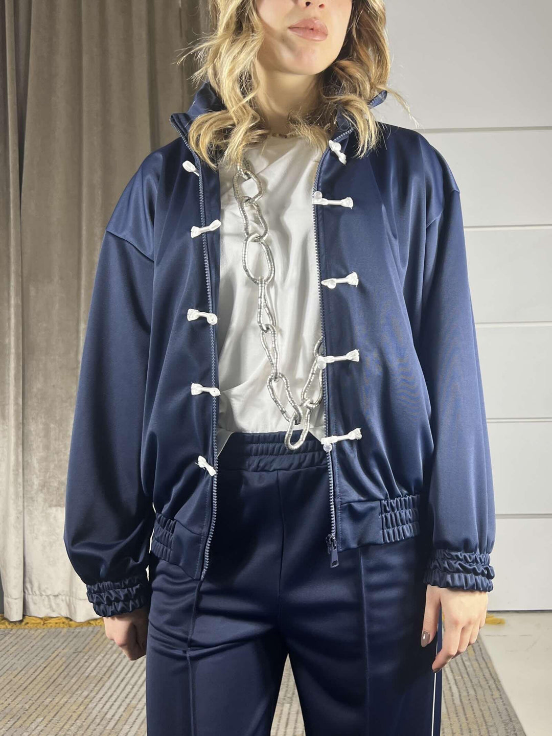 FELPA CHINESE STYLE BLU FVS-Q022BLU HAVE ONE