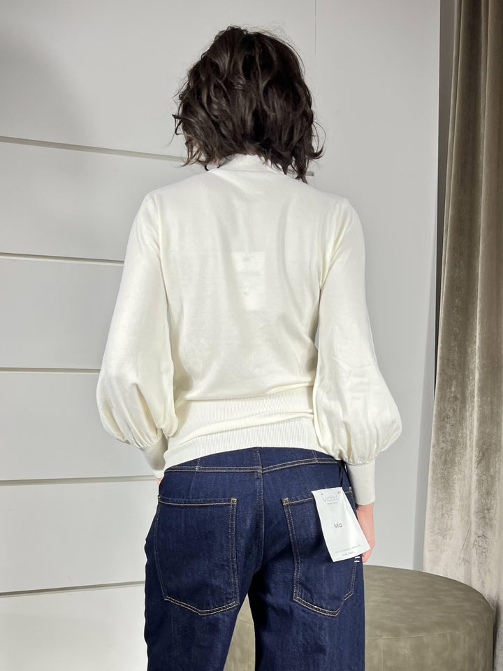 maglia  lupetto con goccia crema 250911CREMA SUSY MIX