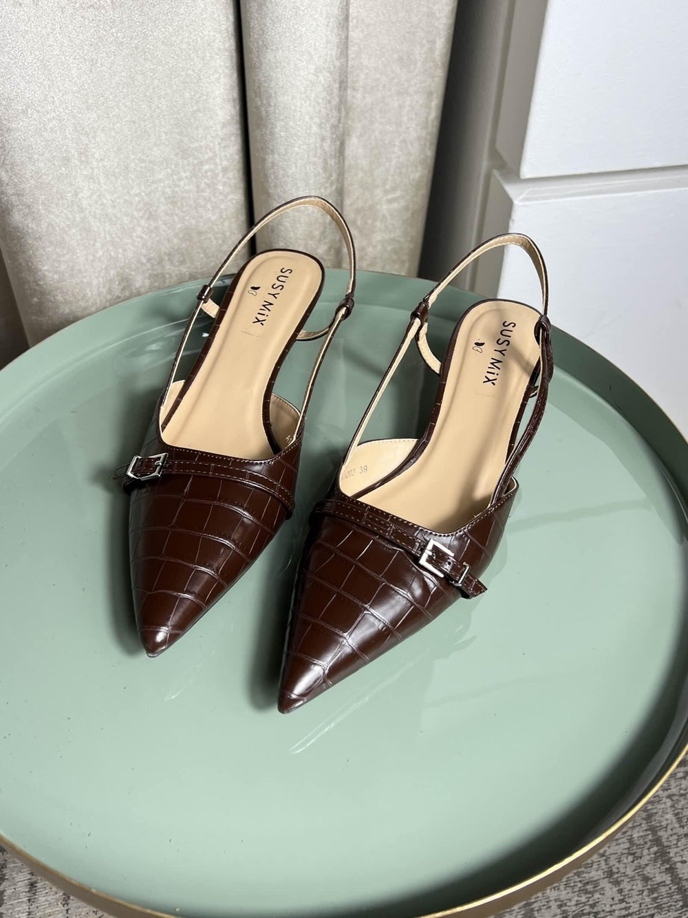 slingback cocco moro A1202MORO SUSY MIX